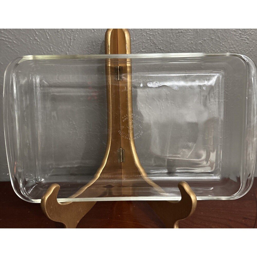 PYREX (ALL CAPS) 232 2.2 Qt Vintage Clear Glass Baking Dish Casserole USA 1950’s